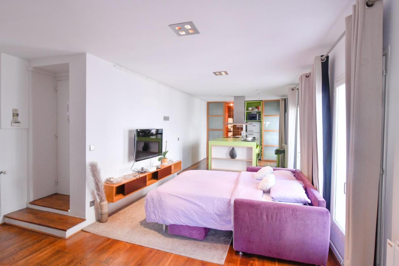 Loft Lumineux Hyper Centre Rer A 5 Min - Parking Gratuit